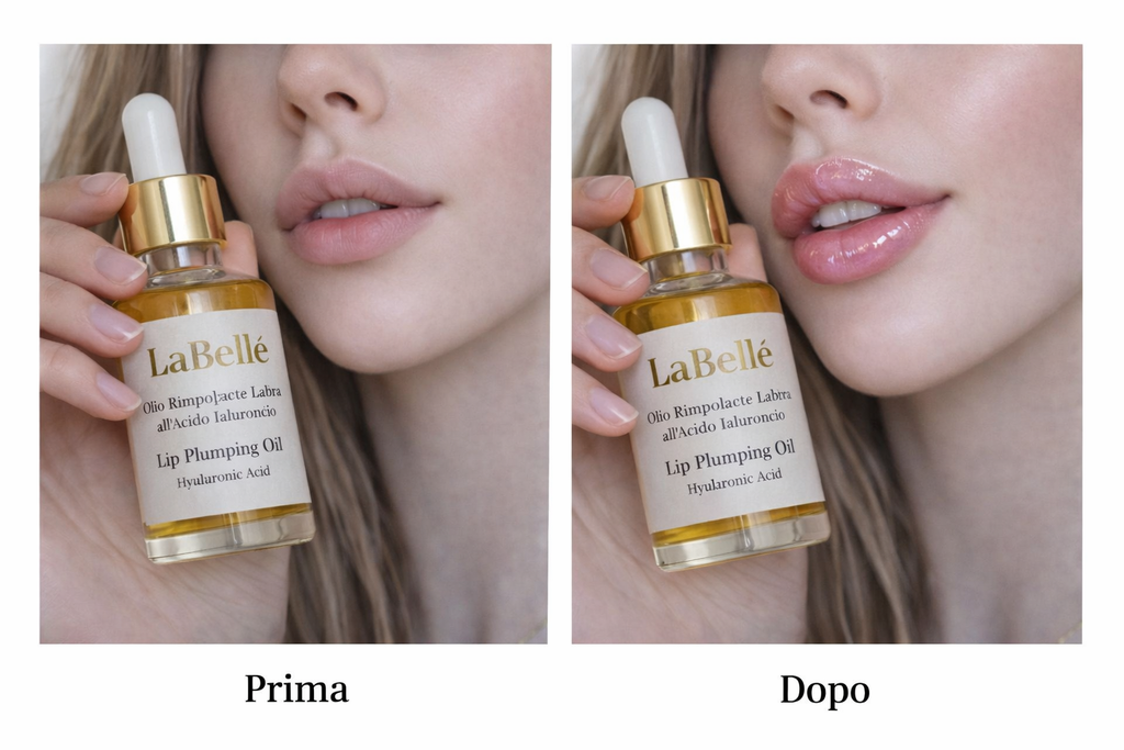 Olio Rimpolpante Labbra all'Acido Ialuronico
